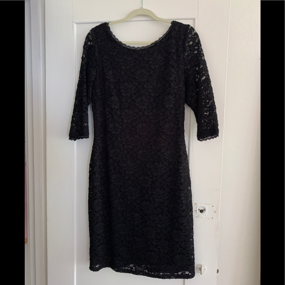 Black lace dress 12